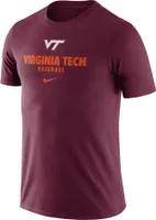 Nike Men's Virginia Tech Hokies Maroon Dri-FIT Legend Baseball T-Shirt