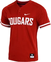 Nike Men's Washington State Cougars Crimson Two Button Replica Baseball Jersey