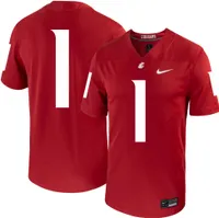 Nike Men's Washington State Cougars #1 Crimson Untouchable Game Football Jersey