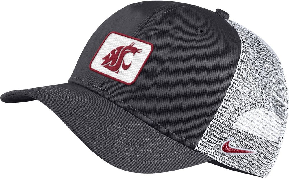 Dick's Sporting Goods Nike Men's Washington State Cougars Grey Classic99  Trucker Hat