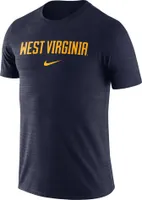 Nike Men's West Virginia Mountaineers Blue Dri-FIT Velocity Legend Team Issue T-Shirt