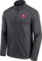 Nike Men's Tampa Bay Buccaneers Logo Pacer Anthracite Half-Zip Pullover