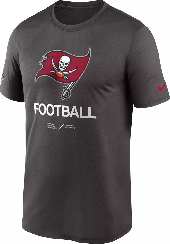 Men's Nike Red Tampa Bay Buccaneers Logo Essential Legend Performance T-Shirt Size: Small