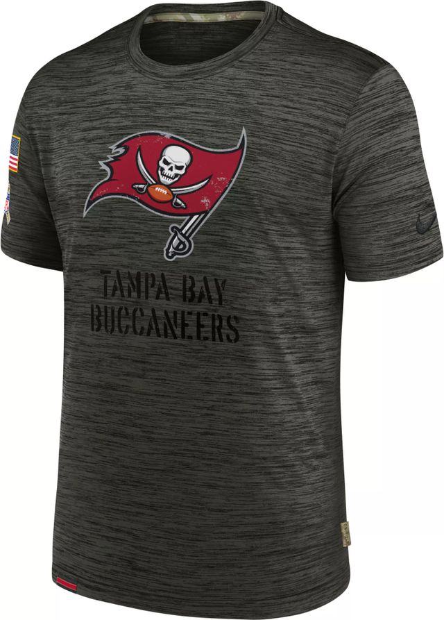 Nike Men's Tampa Bay Buccaneers Sideline Legend Velocity T-Shirt - Red - M (Medium)