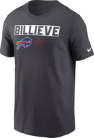 Nike Men's Buffalo Bills Billieve Anthracite T-Shirt