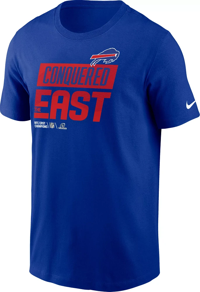 Nike Men's Buffalo Bills AFC East Division Champions Locker Room Royal T-Shirt