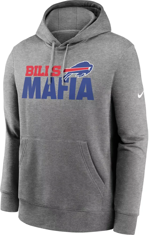 Nike Men's Buffalo Bills Mafia Surrey Grey Hoodie