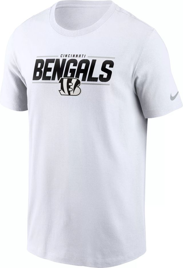 Dick's Sporting Goods Nike Men's Cincinnati Bengals Horizontal Lockup Black  T-Shirt