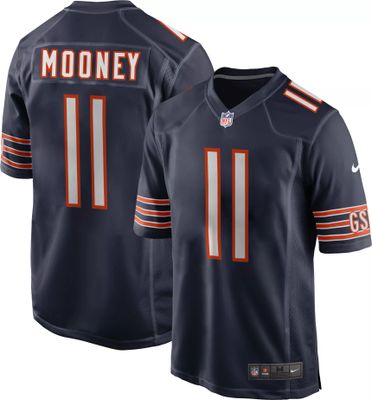 Justin Fields Chicago Bears Men's Nike Dri-FIT NFL Limited Football Jersey.