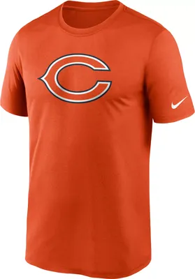 Nike Men's Chicago Bears Legend Logo Orange T-Shirt