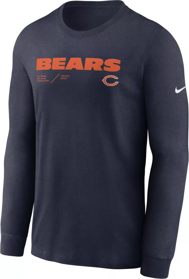 Chicago Bears Nike Reflective T Shirt - Mens