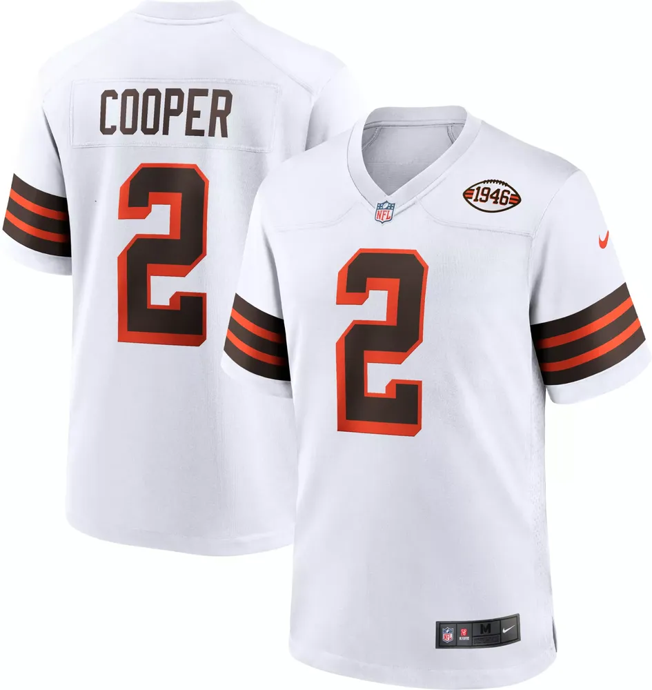 Nike Men's Cleveland Browns Amari Cooper #2 Alternate White Game Jersey