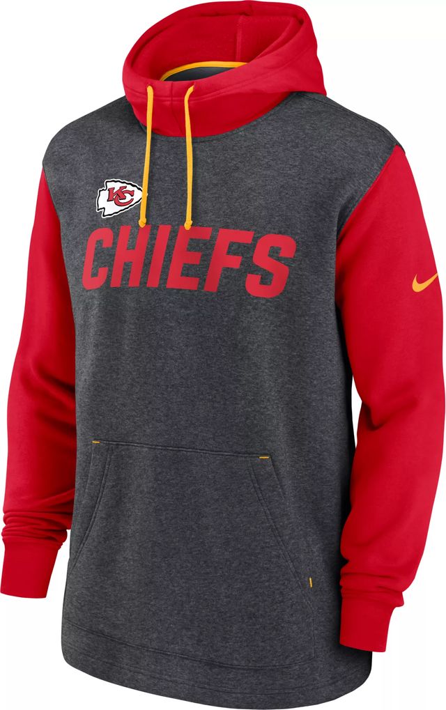 Dick's Sporting Goods Nike Men's Kansas City Chiefs 2-Tone Grey Surrey  Hoodie
