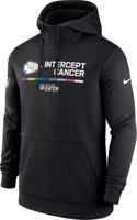 Nike Youth Kansas City Chiefs Wordmark Therma-Fit Black Pullover Hoodie