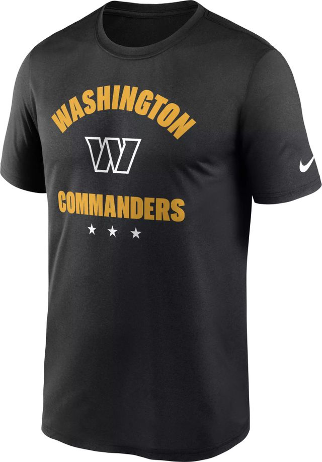 Nike Men's Washington Commanders Reflective Black Long Sleeve T-Shirt
