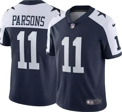 Nike Men's Dallas Cowboys Micah Parsons #11 Vapor Limited Alternate Navy Jersey