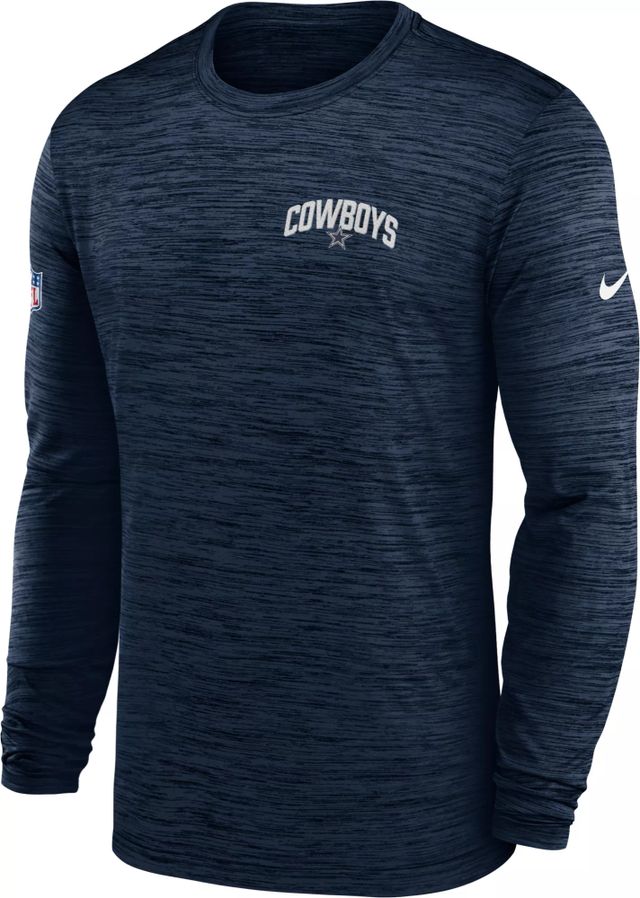 Dick's Sporting Goods Nike Men's Dallas Cowboys Sideline Legend Velocity  Navy Long Sleeve T-Shirt