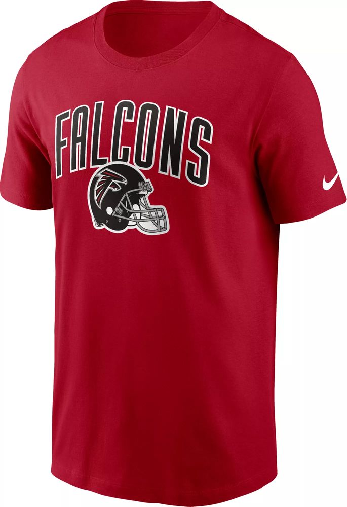 Nike Dri Fit Men's Atlanta Falcons Football Red Short Sleeve Shirt