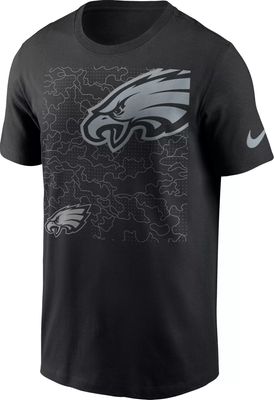 Miami Dolphins Nike Reflective Long Sleeve T Shirt - Mens