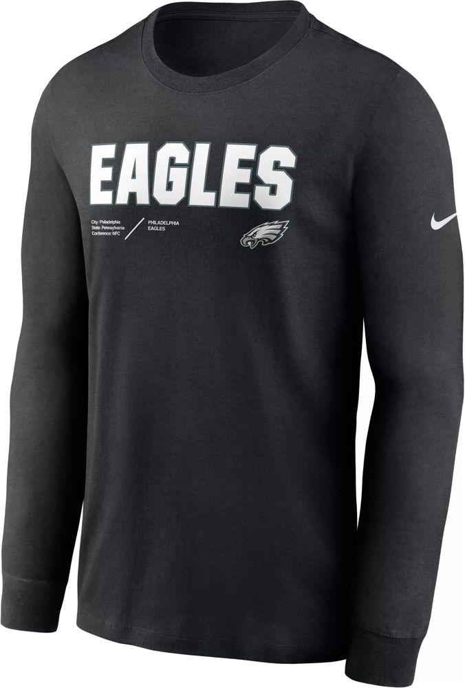 Nike Youth Nike Black Philadelphia Eagles Team Slogan T-Shirt