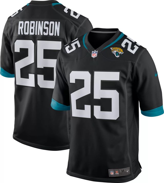 James Robinson Teal Jacksonville Jaguars Game-Used #25 Jersey vs