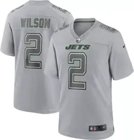 Nike Men's New York Jets Zach Wilson #2 Atmosphere Grey Game Jersey