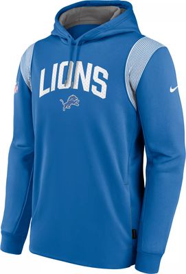 Nike Men's Indianapolis Colts Sideline Therma-FIT Grey Pullover Hoodie