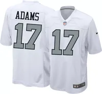 Nike Men's Las Vegas Raiders Davante Adams #17 Alternate White Game Jersey