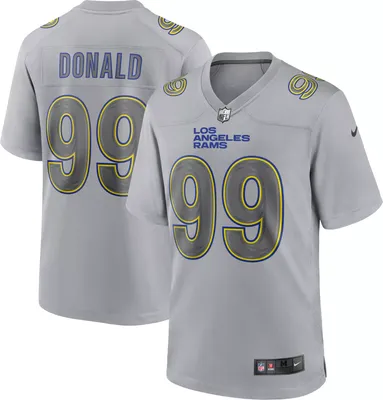 Nike Men's Los Angeles Rams Aaron Donald #99 Atmosphere Grey Game Jersey