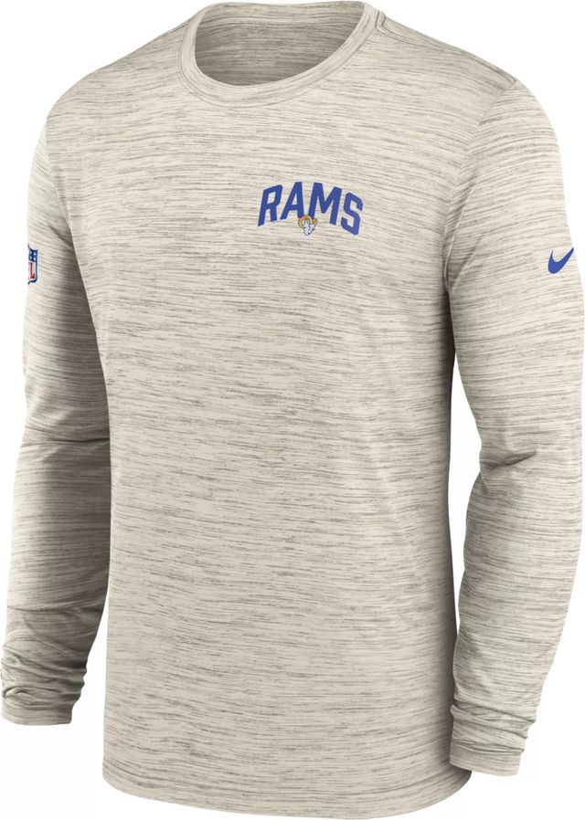 Nike Men's Los Angeles Rams Legend Icon Long Sleeve T-Shirt - Light Bone - XXXL Each