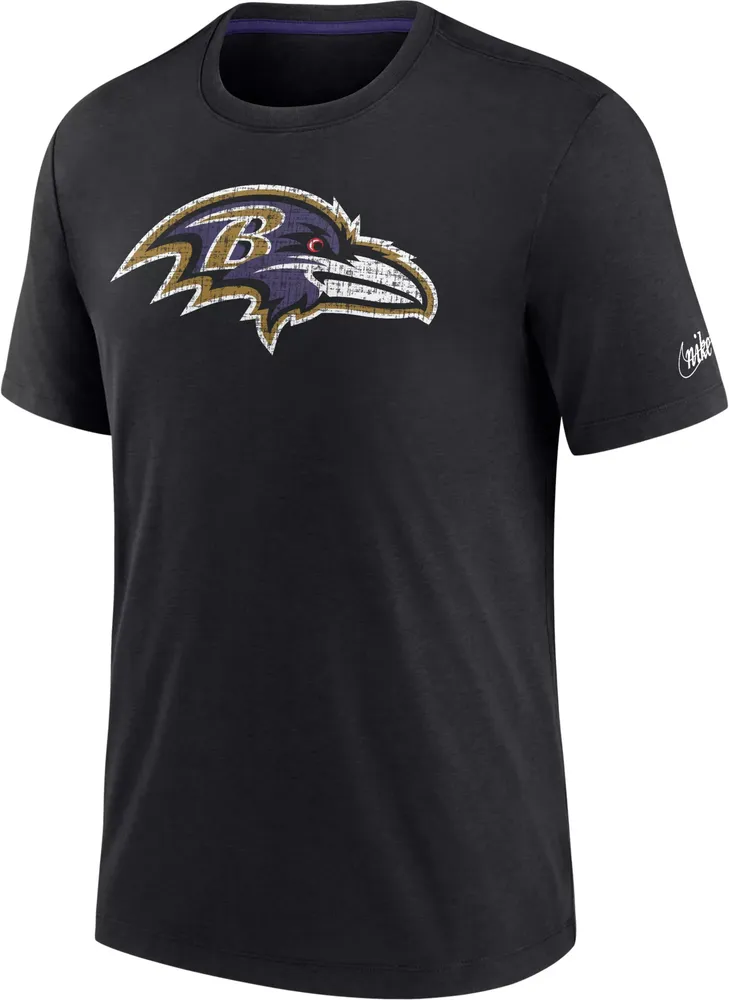 Nike Men's Baltimore Ravens Historic Logo Black T-Shirt