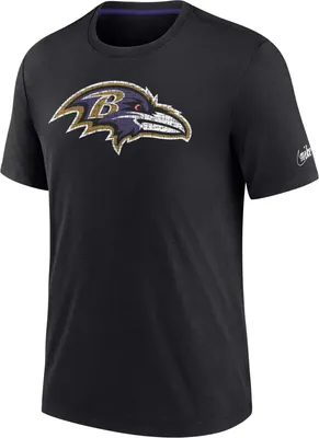 Nike Men's Baltimore Ravens Historic Logo Black T-Shirt