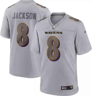 Youth Lamar Jackson Jersey  Baltimore Ravens Nike Purple Game Jersey