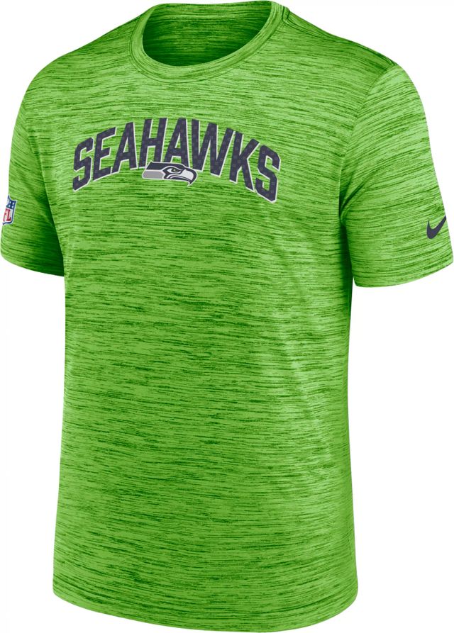 Nike / Men's Seattle Seahawks Sideline Legend Velocity Navy Long Sleeve T- Shirt