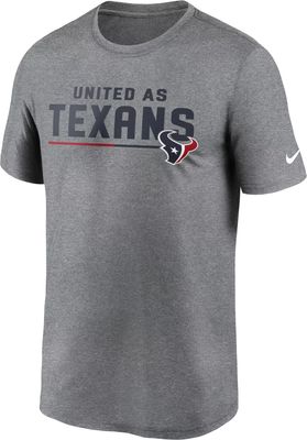 Nike Men's Houston Texans United Grey T-Shirt