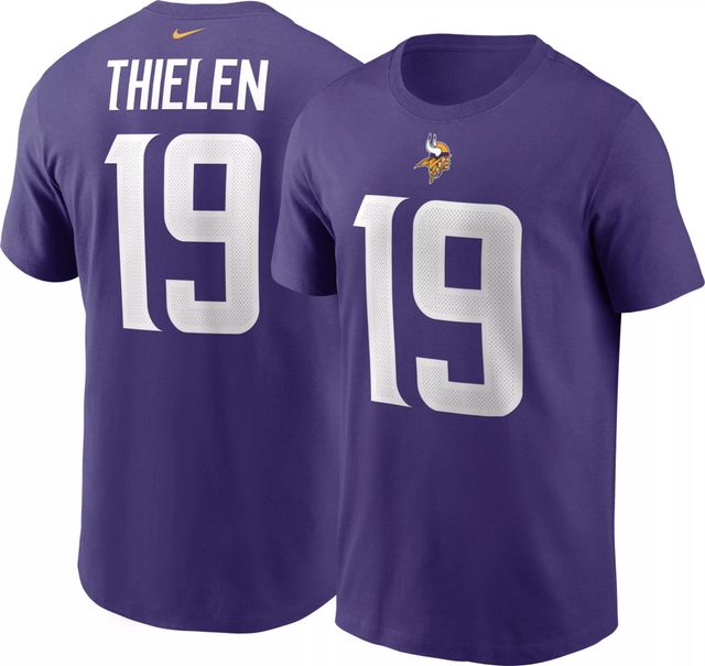 Who did the Vikings give Adam Thielen's No. 19 jersey to?