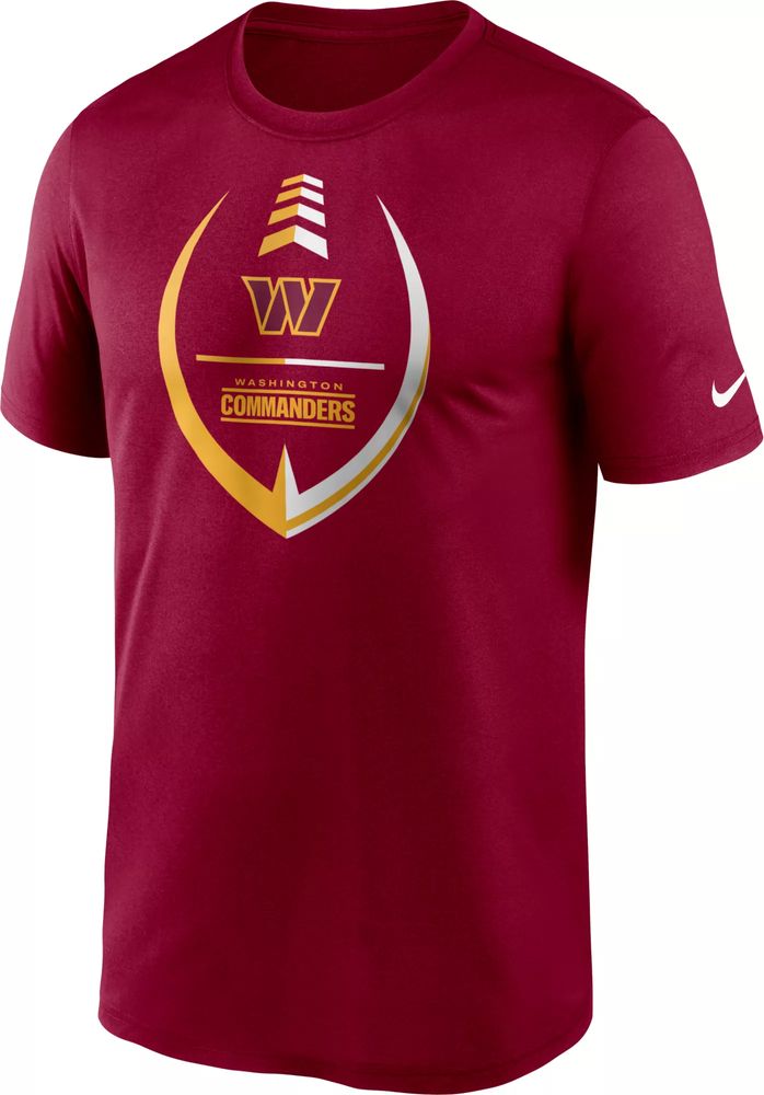 Nike Men's Washington Commanders Reflective Black Long Sleeve T