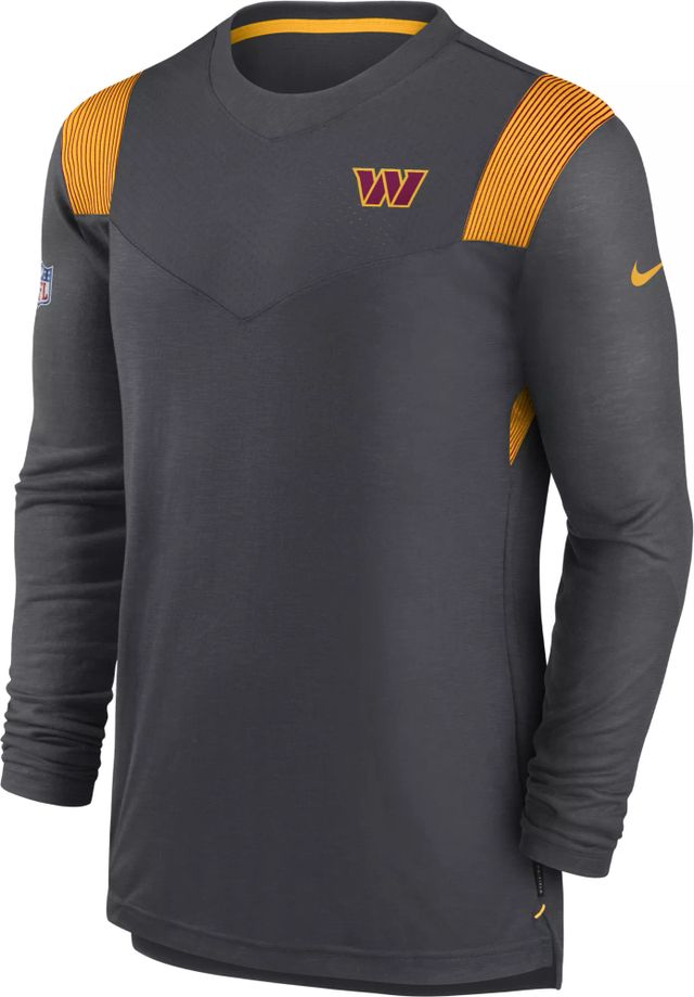 Nike Men's Washington Commanders Reflective Black Long Sleeve T-Shirt