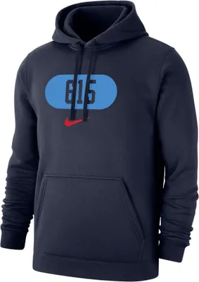 Nike Men's Nashville 615 Area Code Navy Hoodie