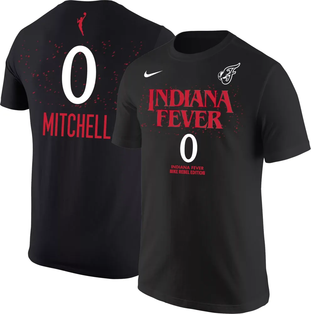 Nike Men's Indiana Fever Kelsey Mitchell #25 Black T-Shirt