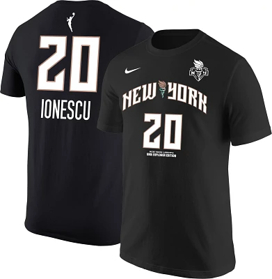 Nike Men's New York Liberty Sabrina Ionescu #20 Black T-Shirt