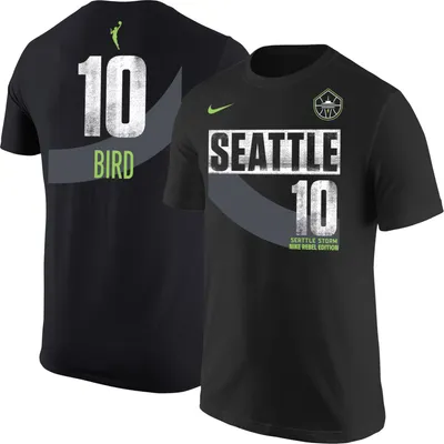 Nike Men's Seattle Storm Sue Bird #10 Black T-Shirt