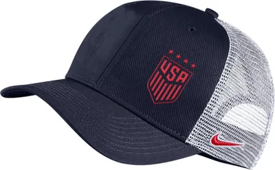 Nike USWNT 2023 Navy Adjustable Trucker Hat