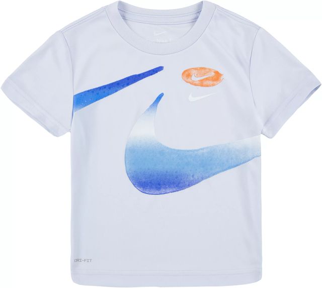 Nike Dri Fit Graffiti All-Over Print Black Short Sleeve T-Shirt Boys Small  NEW