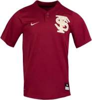 Nike Florida State Seminoles Garnet Two Button Replica Softball Jersey