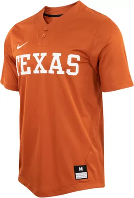 Nike Texas Longhorns Orange Two Button Replica Softball Jersey