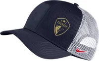 Nike North Carolina Courage 2023 Logo Navy Snapback Adjustable Trucker Hat