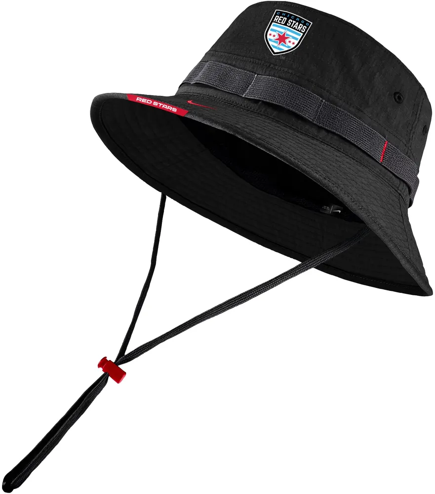 Nike Chicago Red Stars 2023 Logo Black Bucket Hat