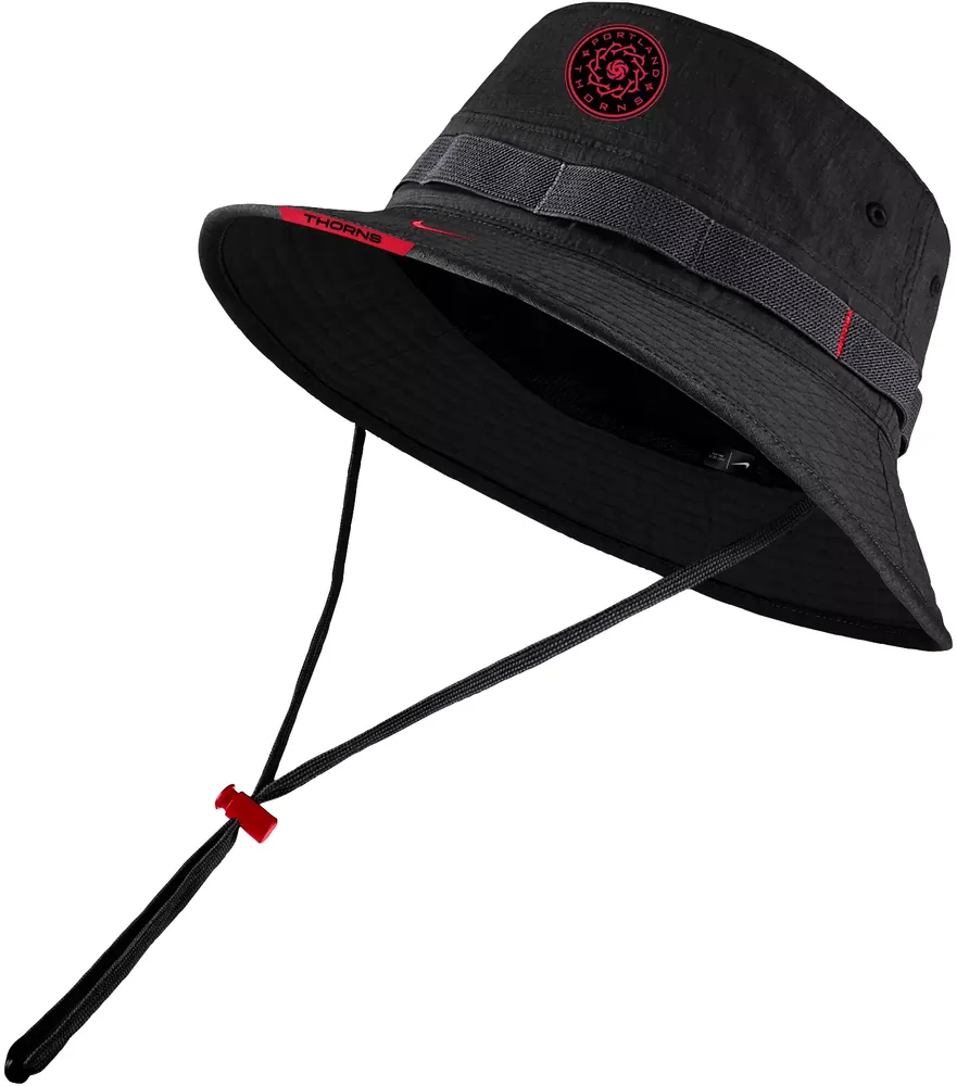 Nike Portland Thorns 2023 Logo Black Bucket Hat