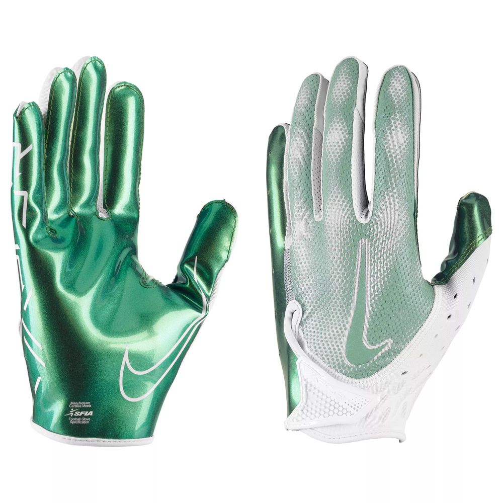 iridescent football gloves